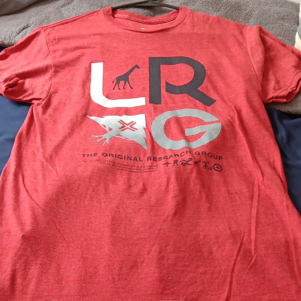 LRG Red and Gray Graphic Tee